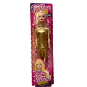 Barbie Altın Model Bebek 30 Cm Uzunluğunda - 1