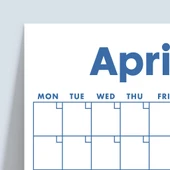 12 Aylık Planlayıcı Zamansız Takvim, Alışkanlık Takip Planlayıcı, Sürekli Takvim, Renkli Tarihsiz Takvim, 33 x 48 cm, A4 thumbnail 6