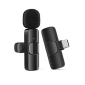 NoTech Lavalier K9 Type-C Kablosuz Yaka Mikrofonu - 1