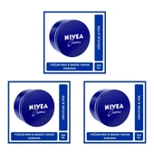 Nivea Creme, Nemlendirici Krem - 250 ml x 3 Adet - 1
