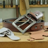 Kemer Tokası 3,5 cm Nikel Renk 1 Adet (Leathercraft, Deri Hobi) thumbnail 1