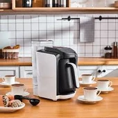 Karaca Hatır Su Hazneli Otomatik Türk Kahve Makinesi White thumbnail 2