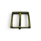 Kemer Tokası 3,5 cm Antik Renk 1 Adet (Leathercraft, Deri Hobi) - 5