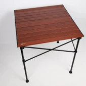 FreeCamp 8830-H3-C Katlanır Masa-KAHVERENGİ - 2