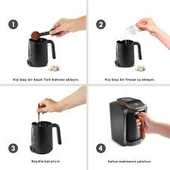 Karaca Hatır Neo-S Sütlü Türk Kahve Makinesi Tangerine thumbnail 3