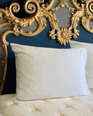 Solivane Otel Tipi Lüks Yastık Kılıfı | 83 Tel Pamuk Saten Çizgili Kumaş | Queen Size 60x80 - 3