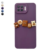 Oppo Reno4 Lite Kılıf 3D M Bear Kamera Korumalı Silikon Kapak - 1