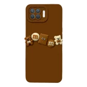 Oppo Reno4 Lite Kılıf 3D M Bear Kamera Korumalı Silikon Kapak - 2