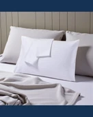 Solivane Otel Tipi Lüks Yastık Kılıfı | 83 Tel Pamuk Saten Çizgili Kumaş | Queen Size 60x80 - 10