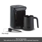 Karaca Hatır Köz Türk Kahve Makinesi Shiny Black thumbnail 2