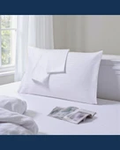 Solivane Otel Tipi Lüks Yastık Kılıfı | 83 Tel Pamuk Saten Çizgili Kumaş | Queen Size 60x80 - 5