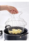 Çok Fonksiyonlu Pratik Süzgeç Katlanır - Kızartma Haşlama Aparatı -Chef Basket EVV-82692 thumbnail 2