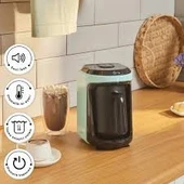 Karaca Hatır Hüps Aroma Sütlü Türk Kahve Makinesi Aqua Green thumbnail 2