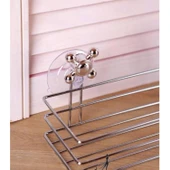 Banyo Organizeri - Çok Amaçlı Dörtgen Vantuzlu - 6