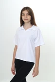 Toontoy Kız Çocuk Okul Polo Yaka Tişört - 6