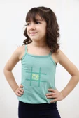 Toontoy Kız Bebek Baskılı Atlet - 1