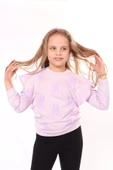 Toontoy Kız Çocuk Baskılı Sweatshirt - 1