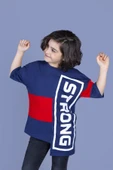 Toontoy Erkek Çocuk Garnili Strong Baskılı Tişört - 2