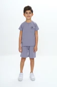 Toontoy Erkek Çocuk Göğsü Cepli Armalı Şortlu Takım thumbnail 7