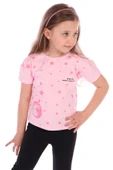 Toontoy Kız Bebek Önü Simli Yıldız Baskılı Tişört - 1