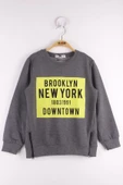 Toontoy Erkek Çocuk Brooklyn Baskılı Fermuar Detaylı Sweatshirt thumbnail 1