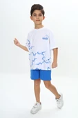 Toontoy Erkek Çocuk Göğsü Unstoppable Yazı Baskılı Şortlu Takım thumbnail 9