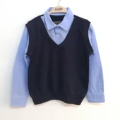 Toontoy Erkek Çocuk Gömlek Yaka Okul Sweatshirt - 1