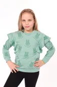Toontoy Kız Çocuk Baskılı Sweatshirt - 3