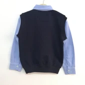 Toontoy Erkek Çocuk Gömlek Yaka Okul Sweatshirt - 2