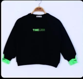 Toontoy Kız Çocuk Timeless Baskılı Sweatshirt thumbnail 4