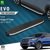 S-Dizayn Ford Kuga 2 ST-Line Evo Krom Yan Basamak 183 Cm 2017-2019 A+ Kalite thumbnail 1