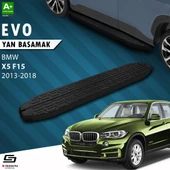 S-Dizayn Bmw X5 F15 Evo Siyah Yan Basamak 193 Cm 2013-2018 A+ Kalite thumbnail 1