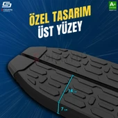 S-Dizayn Porsche Cayenne 2 Evo Siyah Yan Basamak 193 Cm 2011-2017 A+ Kalite - 3