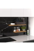 Modern Organizer Düzenleyici Dekoratif 2'li Kitaplık Banyo Mutfak Duvar Rafı  Petra thumbnail 2