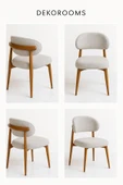 Dekoroom's Dekorooms, Ahşap Polo Sandalye, 4 Adet - 1