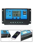 Solar Güneş Paneli Akü Şarj Kontrol Cihazı 10 Amper-12v 24v thumbnail 3