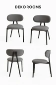 Dekoroom's Dekorooms, X Badem Sandalye,4 Adet thumbnail 1