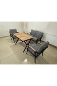 Dekoroom's Duru 2-1-1- Masa Bahçe Balkon Mobilyası,cafe Mobilyası , Çay Seti thumbnail 1