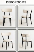 Dekoroom's Dekorooms, D Teddy Sandalye, 4 Adet thumbnail 1
