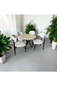 Dekoroom's Siyah Polo Sandalye Takımı , 90*90 Masa , Mutfak Masası Takımı , Yemek Odası Takımı thumbnail 1