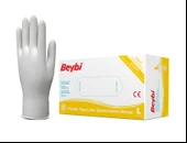 Beybi Lateks Pudrasız Muayene Eldiveni L 100 Lü - 1