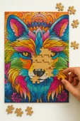 dudugift 140 PARÇA AHŞAP PUZZLE TABLO. 25X35 CM ÖLÇÜLERİNDE. ASKI APARATI İLE. KALİTELİ UV BASKI MODEL-16 thumbnail 1