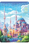 dudugift 140 PARÇA AHŞAP PUZZLE TABLO. 25X35 CM ÖLÇÜLERİNDE. ASKI APARATI İLE. KALİTELİ UV BASKI MODEL-2 thumbnail 2