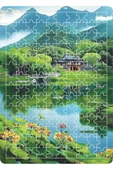 dudugift 140 PARÇA AHŞAP PUZZLE TABLO. 25X35 CM ÖLÇÜLERİNDE. ASKI APARATI İLE. KALİTELİ UV BASKI MODEL-6 thumbnail 2