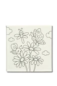 dudugift OKUL Etkinliği-2'li Tuval Boyama Seti. 20x20 Cm Uv Baskı 6 Akrilik Boya 1 Fırça-model-253 - 3