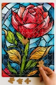 dudugift 140 PARÇA AHŞAP PUZZLE TABLO. 25X35 CM ÖLÇÜLERİNDE. ASKI APARATI İLE. KALİTELİ UV BASKI MODEL-8 thumbnail 1