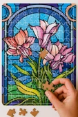 dudugift 140 PARÇA AHŞAP PUZZLE TABLO. 25X35 CM ÖLÇÜLERİNDE. ASKI APARATI İLE. KALİTELİ UV BASKI MODEL-9 thumbnail 1