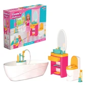Linda'nın Banyosu - Muhteşem Banyo Oyuncak - Eğlenceli Banyo Seti - Barbie Banyo Seti - 1