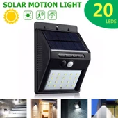 20 Ledli Hareket Sensörlü Dış Mekan Solar Lamba - 2