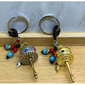 Metal Feng Shui Şans Çarkı Anahtarlık - 1